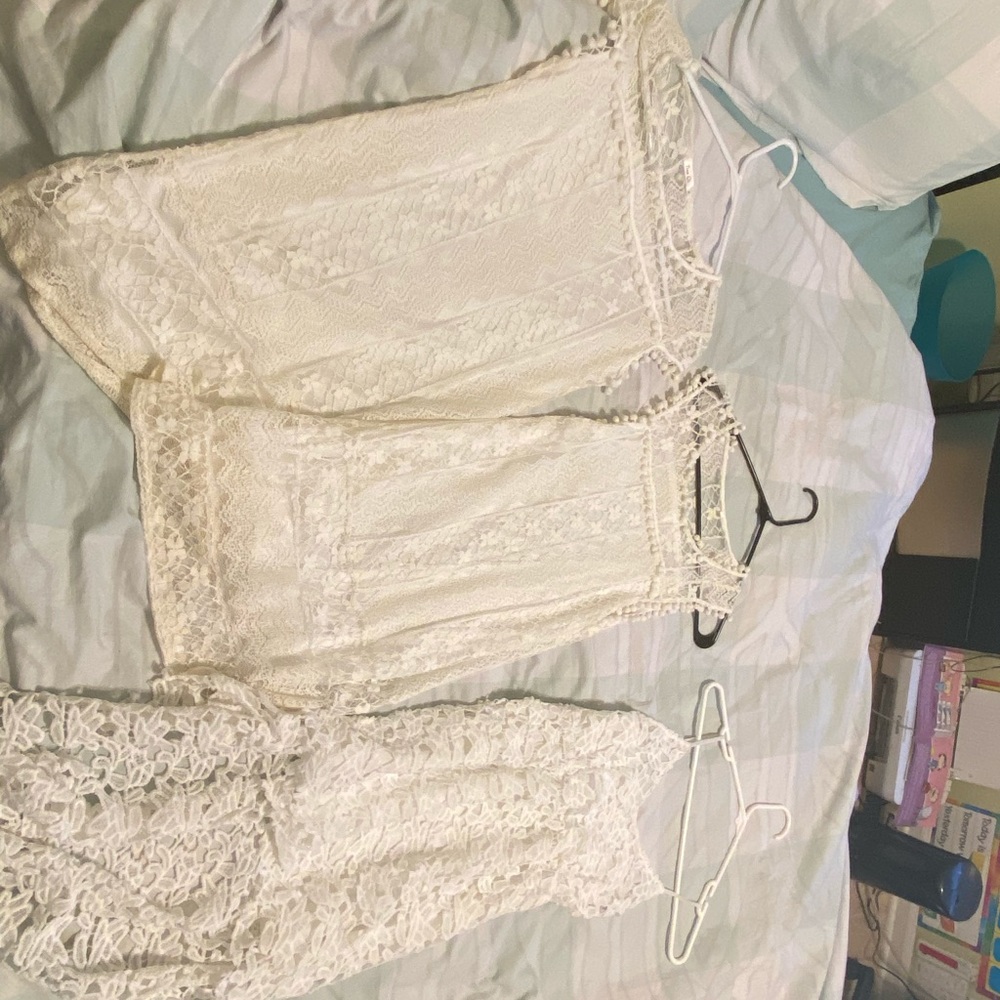3 All white dresses!